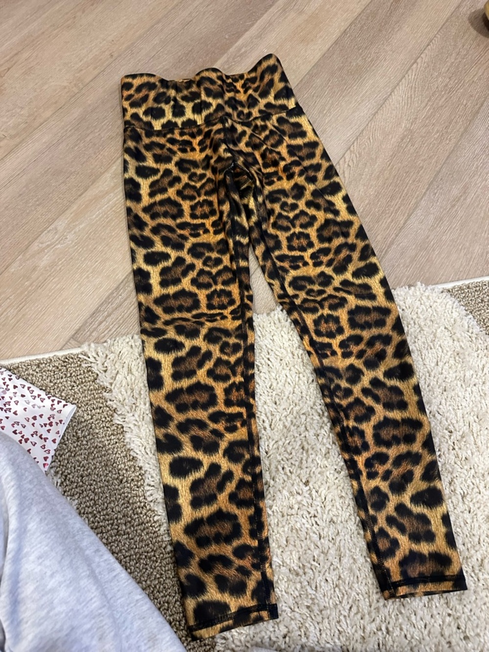 Terez Leopard Print Stretch Leggings